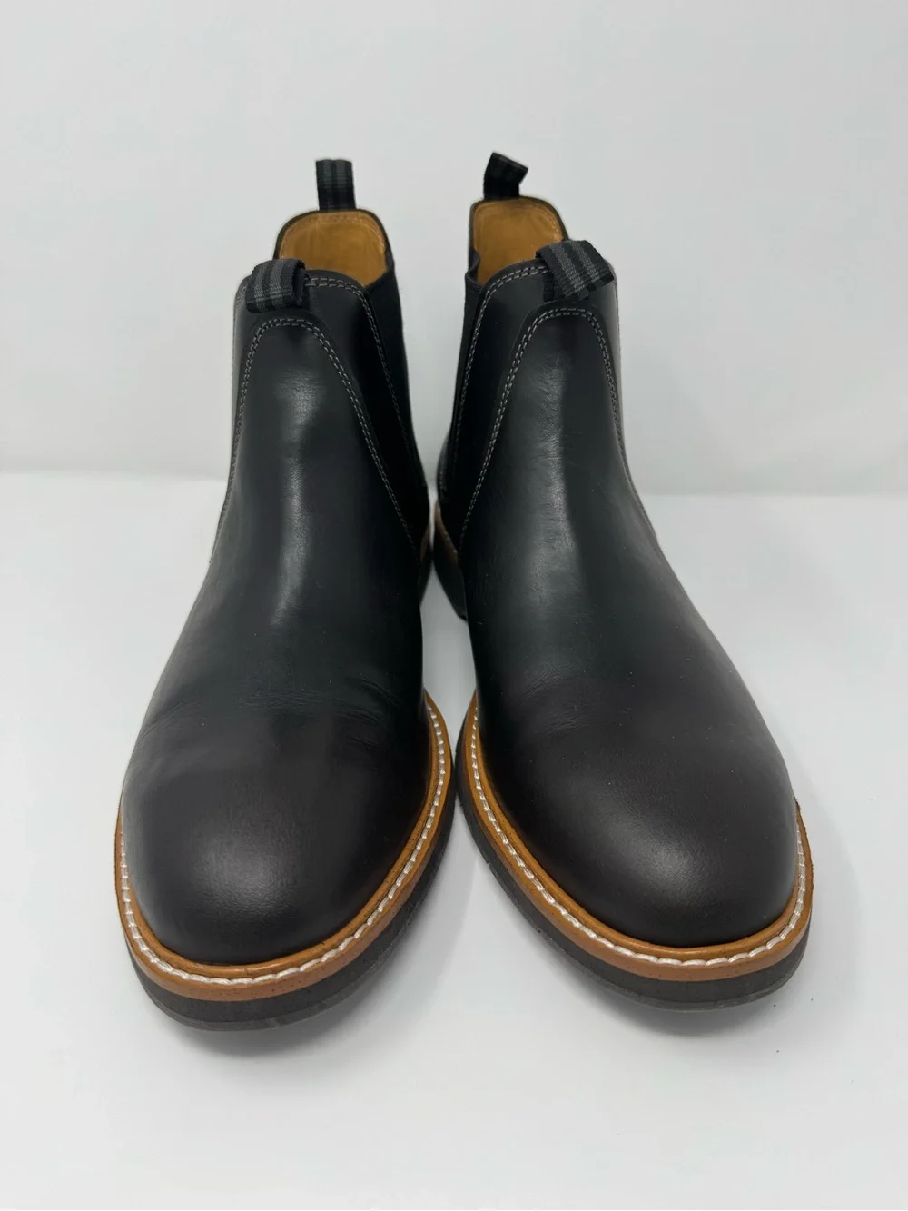 Cole Haan Kennedy Grand Black Leather Chelsea Boots Men's Size 8.5 M.